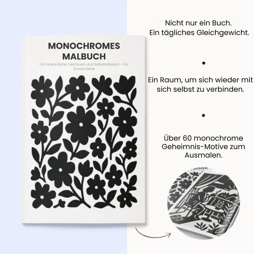 118 Ein-Farben-Malbuch für innere Ruhe & Selbstreflexion – Image 1