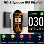 Détecteurs de monoxyde de carbone portables Protmex et détecteur de gaz naturel à brancher – Image 2
